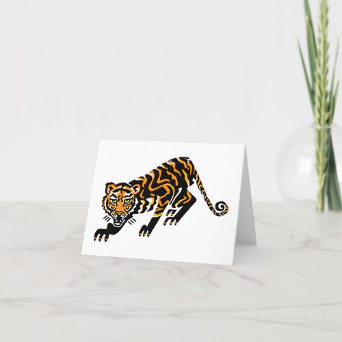 Big cats_ TIGER_  Wildlife warrior _ Nature _ Thank You Card