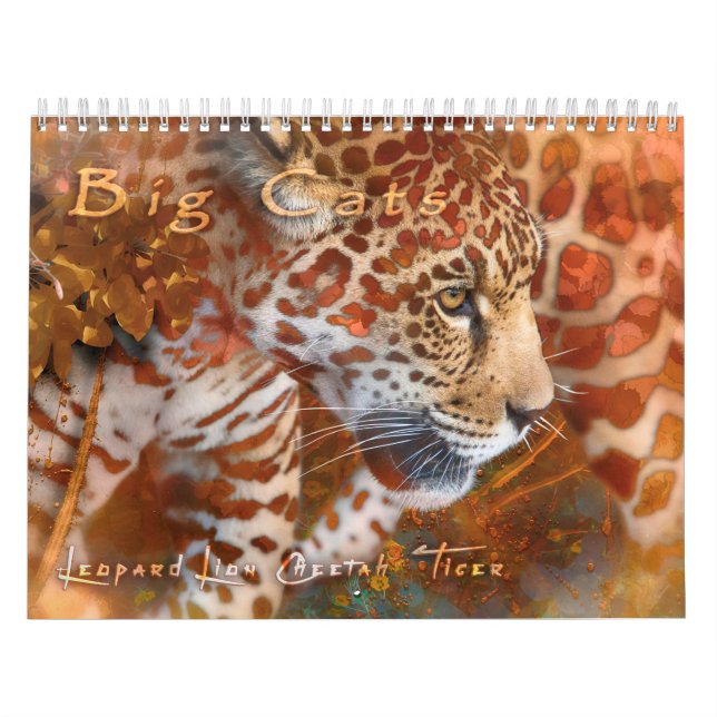 BIG CATS WILDLIFE ART #1 CALENDAR (Cover)