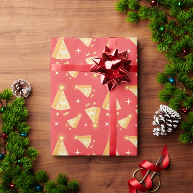 Big Cheese Christmas Card Wrapping Paper (Holiday Gift)