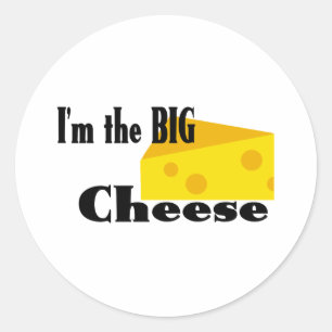 Big Cheese Classic Round Sticker