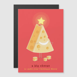 Big Cheese Magnetic Christmas Card