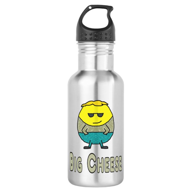 Big Cheese Stainless Steel Water Bottle (Front)