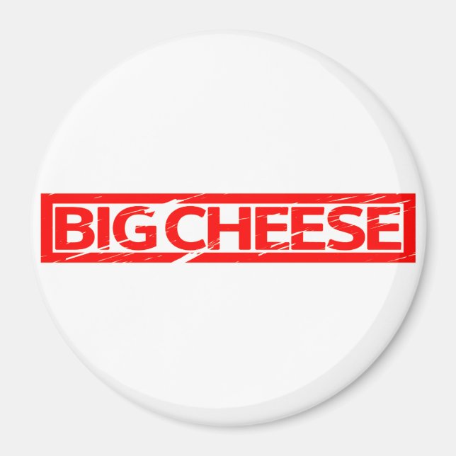 Big Cheese Stamp Magnet (Front)