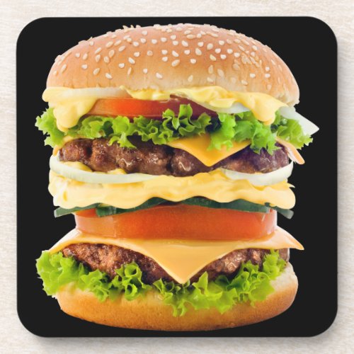 Big Cheeseburger Beverage Coaster