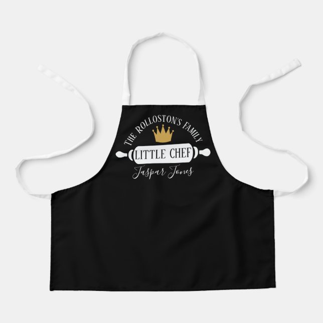 big chef little chef matching family pinny apron (Front)
