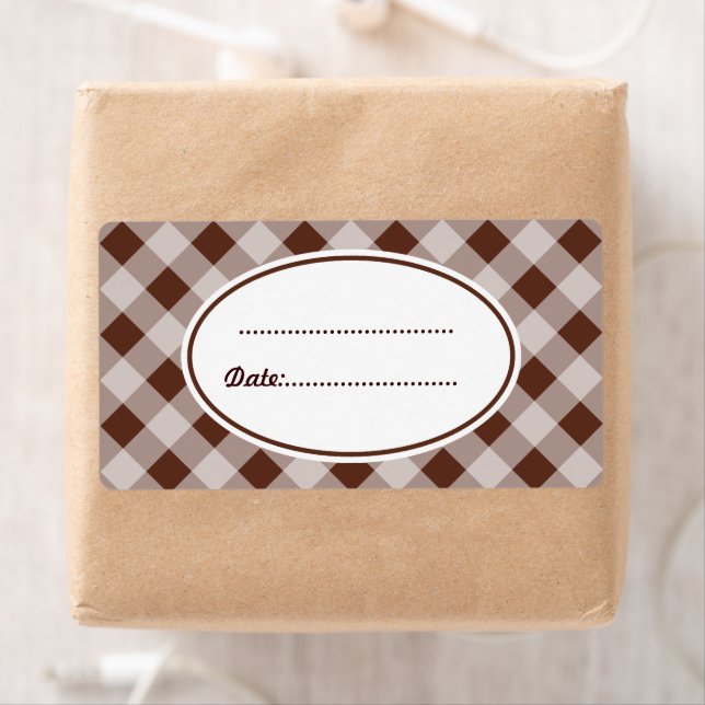Big Chocolate Kitchen Labels (Insitu)