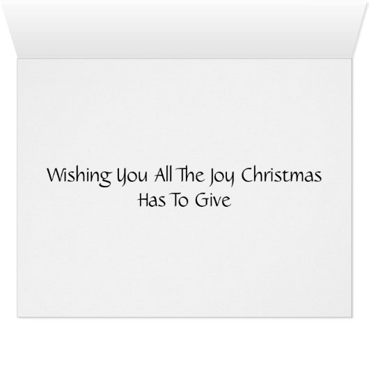 Big Christmas Card: Native American Indian (Inside Horizontal (Bottom))