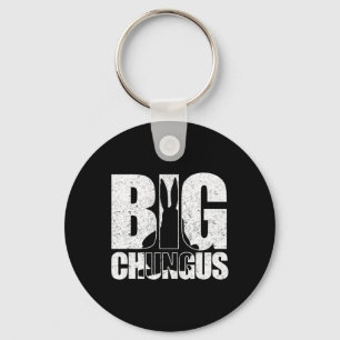 Big Chungus Meme Retro Vintage Distressed Video Ga Keychain