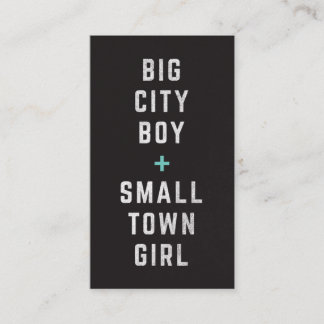Big City Boy + Small Town Girl Jack & Jill Ticket