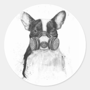 Big city life classic round sticker