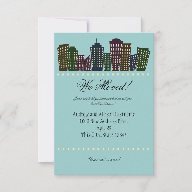 Big City New Address Announcement (Front)