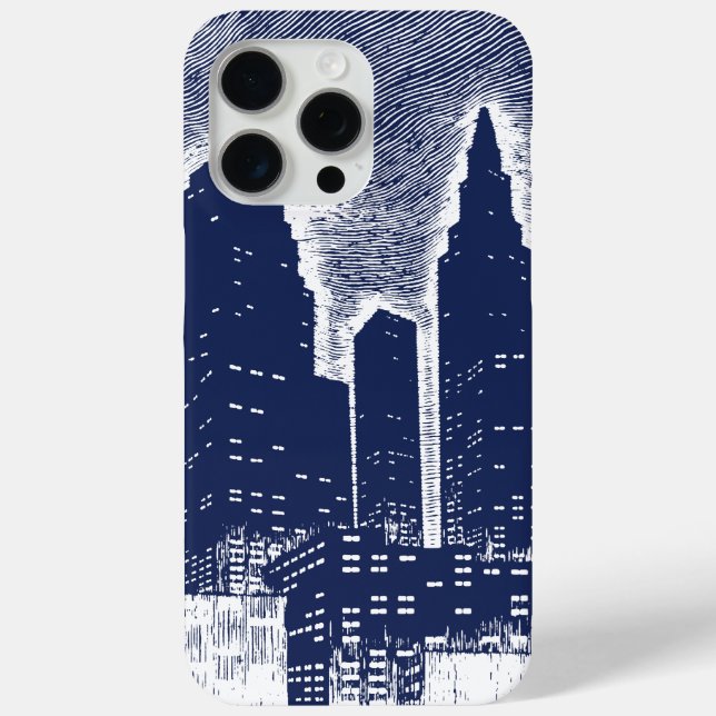 Big City Night Lights cityscape skyline Case-Mate iPhone Case (Back)