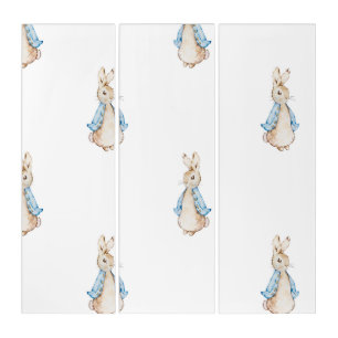 Big Classic Peter the Rabbit Beatrix Woodland Triptych