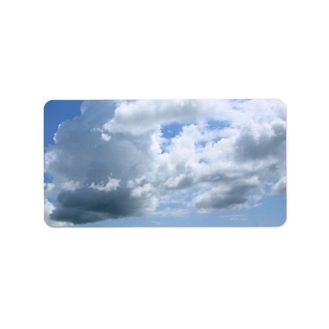 Big clouds l label (Front)