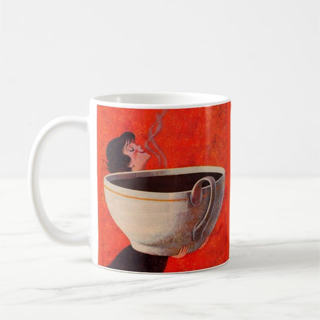 big coffee drinker mug (Left)