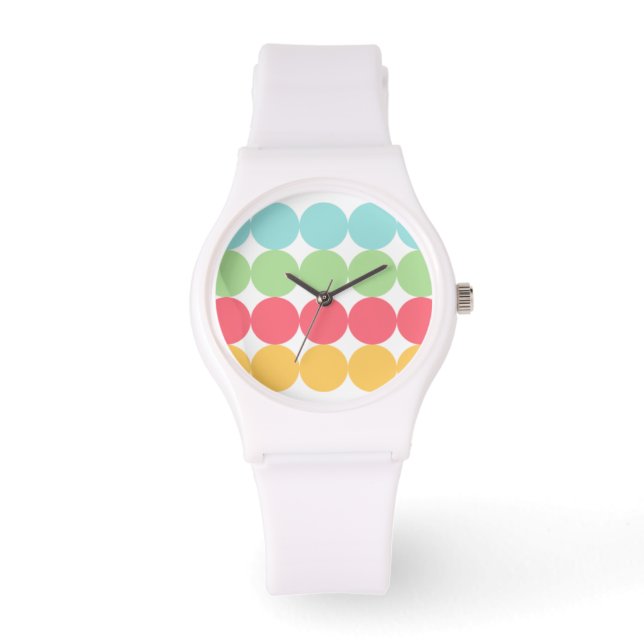 Big Colorful Dots Watch (Front)