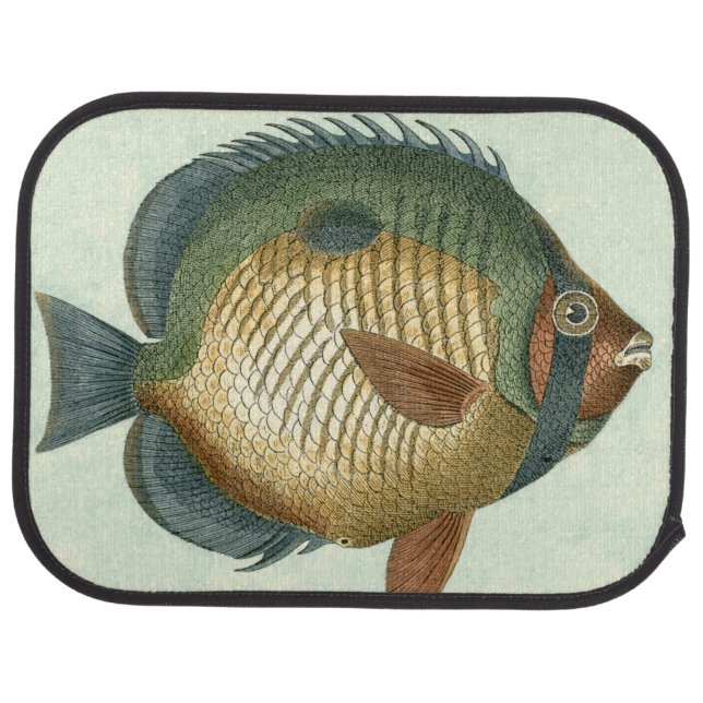 Big Colorful Fish Car Floor Mat (Rear)
