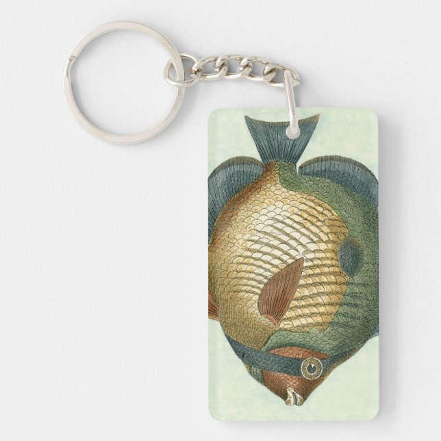 Big Colorful Fish Keychain (Front)
