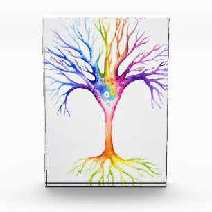 Big colorful neuronal tree photo block