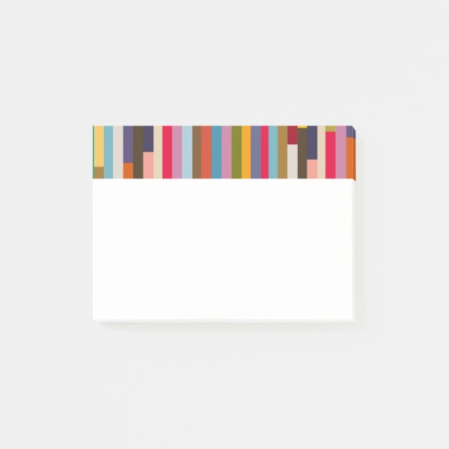 Big Colorful Stripes  Post-it Notes (Front)
