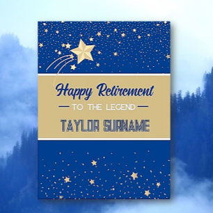 BIG CONGRATS! Happy retirement CUSTOM Card