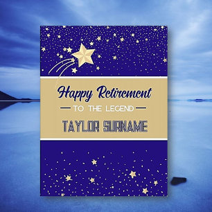 BIG CONGRATS! Happy retirement CUSTOM Card