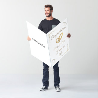 Big congratulations mr & mrs from us all card