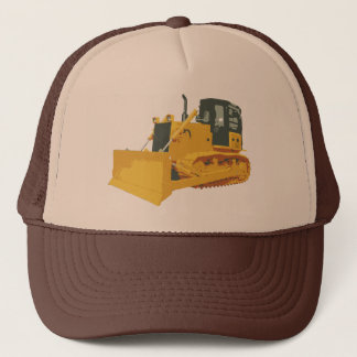 Big Construction Bulldozer on Tracks Trucker Hat