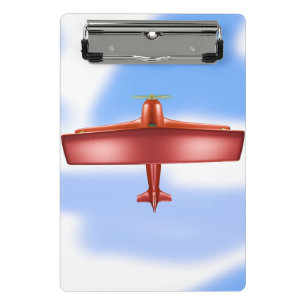 Big Cool Adventurous Flying Plane Mini Clipboard