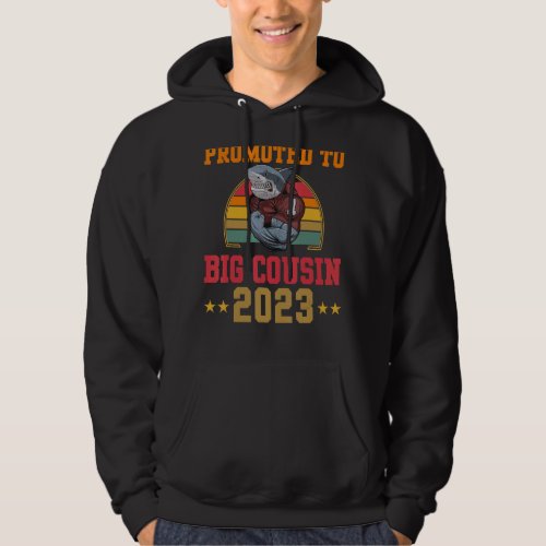 Big Cousin 2023 Promoted to Cousin 2023 Baby Annou Hoodie