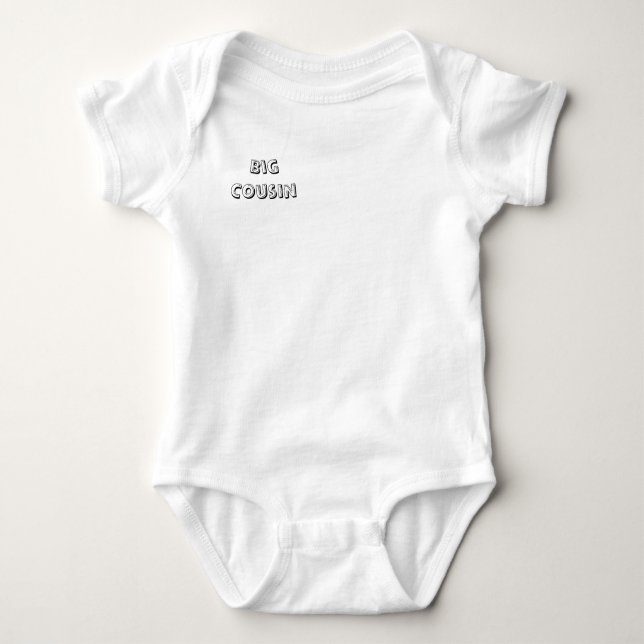 Big Cousin Baby Bodysuit (Front)
