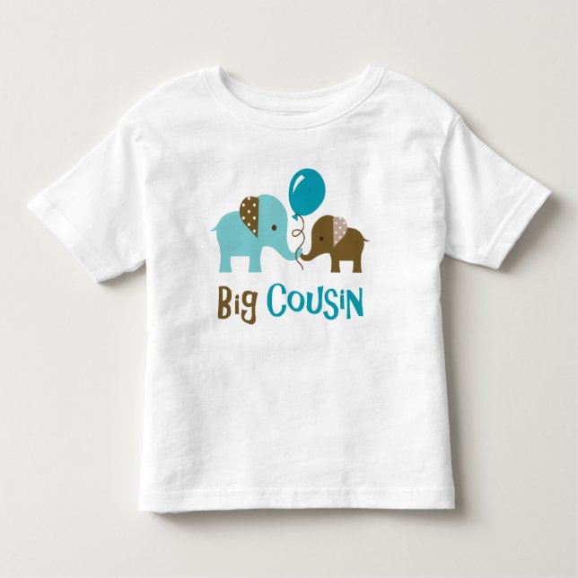 Big Cousin - Mod Elephant t-shirts for boys (Front)