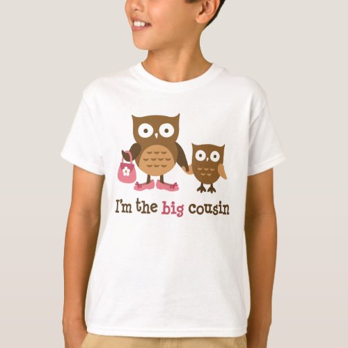 Big Cousin _ Mod Owl t_shirts for girls