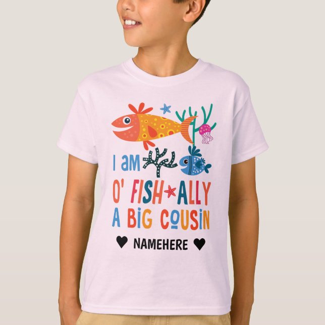 Big Cousin - Officially a Big Cousin T-Shirt (Front)