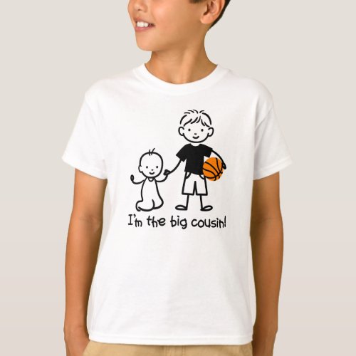 Big Cousin _ Stick Characters t_shirts for boys