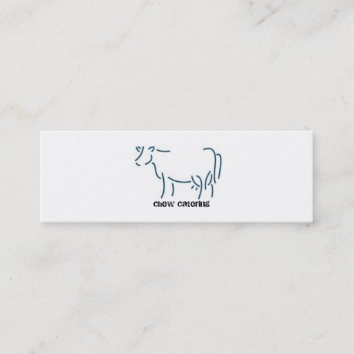 Customizable Big cow business card