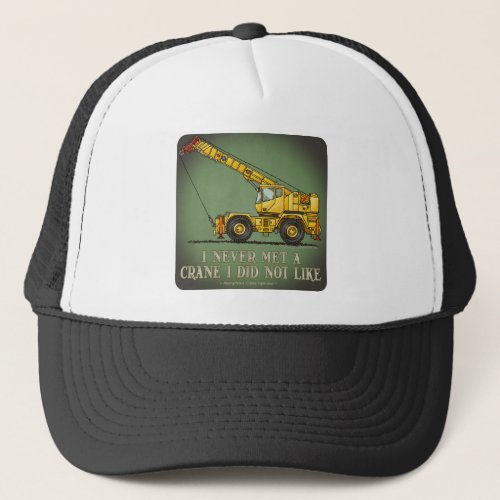 Big Crane Operator Quote Hat
