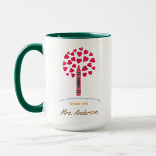 Big crayon tree / Teacher Appreciation Mug