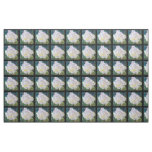 Big Creamy White Gardenia Fabric