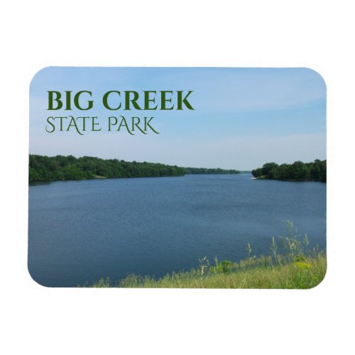 Big Creek Lake Big Creek State Park Iowa Magnet