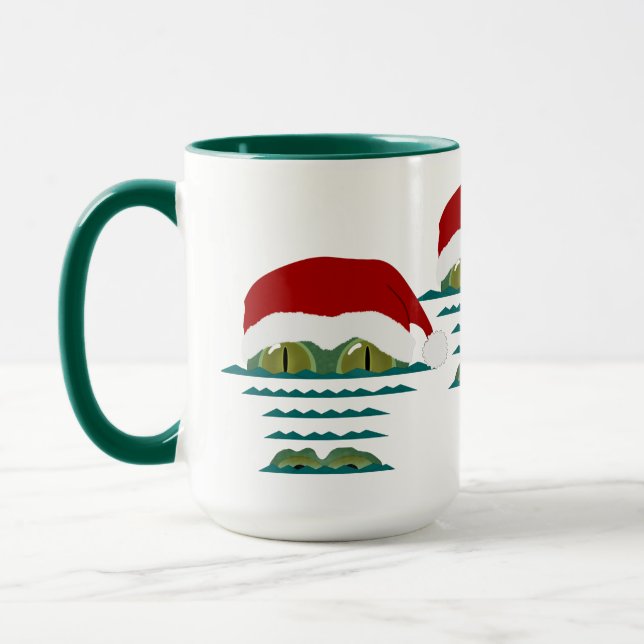 Big Croc Christmas Mug (Left)