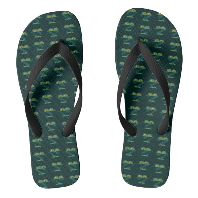 Big Croc Flip Flops (Footbed)