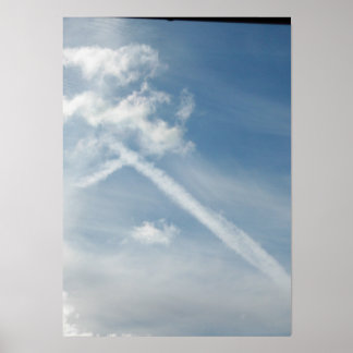 Big Cross Clouds Photo Holder