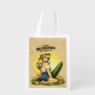 Big cucumber - grocery bag