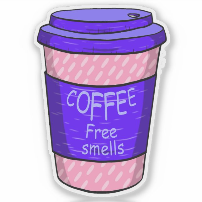 Big Cup Of Coffee X Sticker (Front)