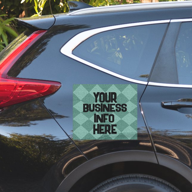 BIG CUSTOM BUSINESS CAR DECAL STICKERS (Car Side)