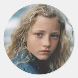 BIG CUSTOM ROUND PHOTO STICKERS