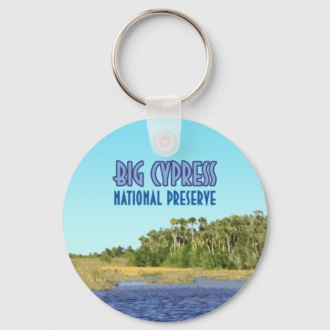 Big Cypress National Preserve Florida Keychain (Front)