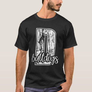 Big D Bulldogs School Sports Fan Team Spirit Masco T-Shirt