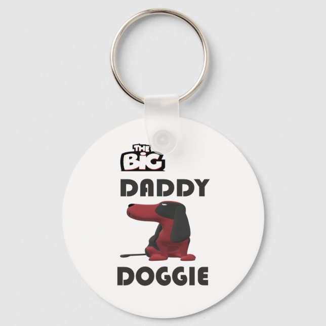 Big daddy dog hello keychain (Front)